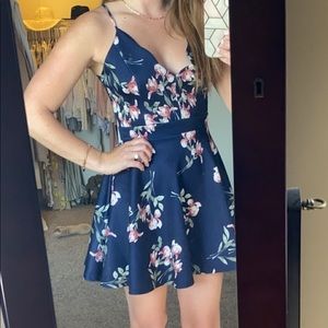 Floral mini dress